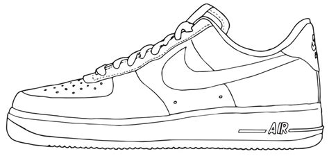 nike air force vorlage